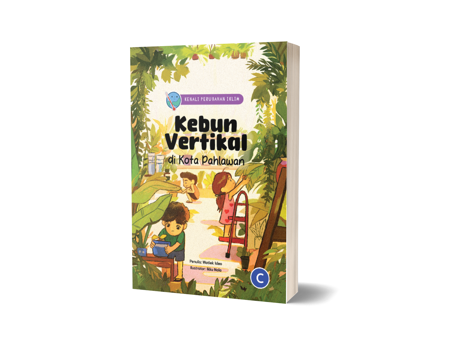 Kebun Vertikal di Kota Pahlawan – Watiek Ideo