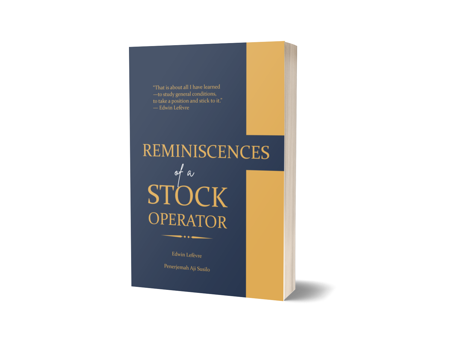 REMINISCENCES of a STOCK OPERATOR – Edwin Lefèvre