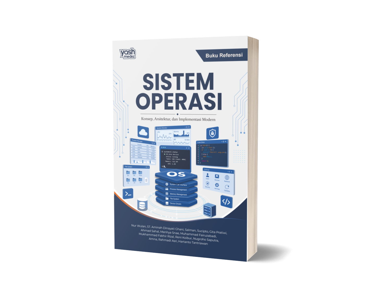 SISTEM OPERASI : Konsep, Arsitektur, dan Implementasi Modern – Nur Wulan, ST. Aminah Dinayati Ghani, Salman, Sucipto, Gita Pratiwi, Ahmad Sahal, Menhya Snae, Muhammad Fairuzabadi, Mukhammad Fakhir Rizal, Reni Koibur, Nugroho Saputra, Amna, Rahmadi Asri, Hartanto Tantriawan
